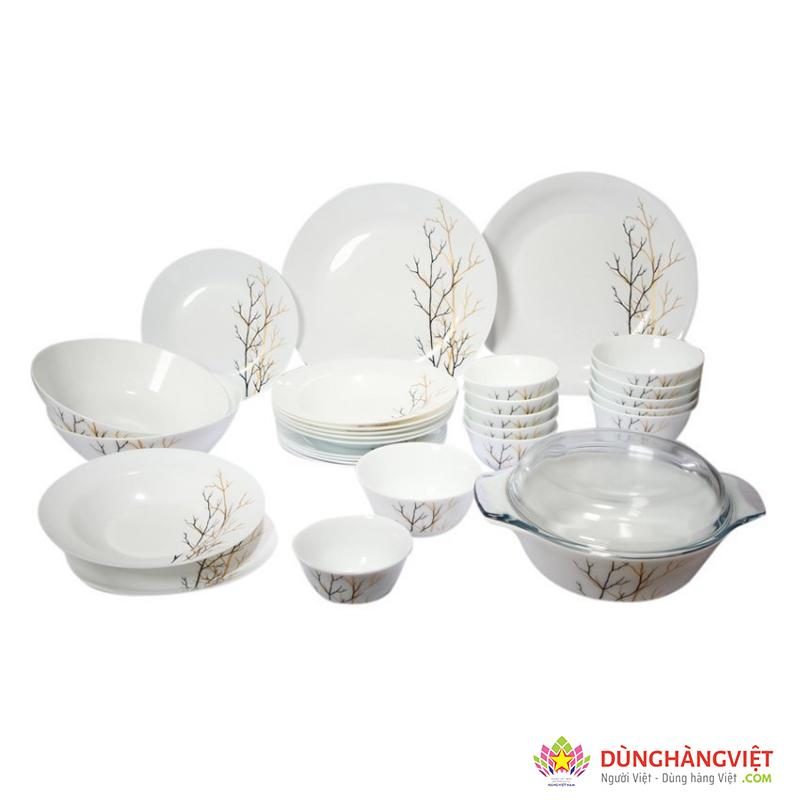 Bộ 30 món đồ dùng bàn ăn La Opala Diva 30GF
